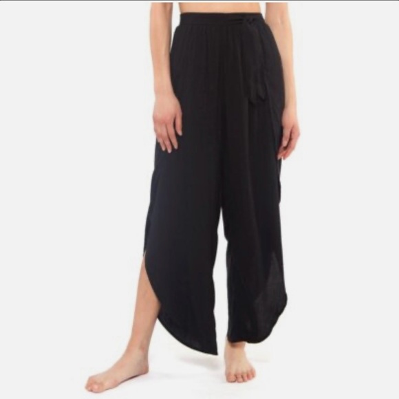Jessica Simpson Pants - JESSICA SIMPSON | ✨NEW✨ Tie Waist Cover Up Beach Swim Pants in Black